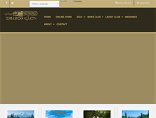 Tablet Screenshot of druidsglengolf.com